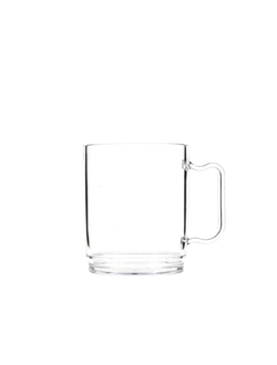 Кружка 300 мл, Н 90 мм, D 74 мм, поликарбонат, прозрачный