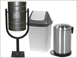 Урны, ведра с педалью, контейнеры и корзины