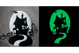 Светящаяся в темноте вышивка хэллоуин