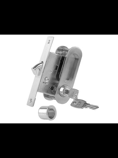 Ручка с замком Archie A-K01/02-V1 белый никель