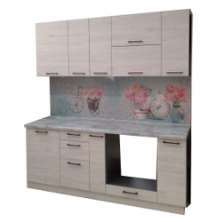 Кухня Граф Пальмира 2,0 с выдвижной бутылочницей