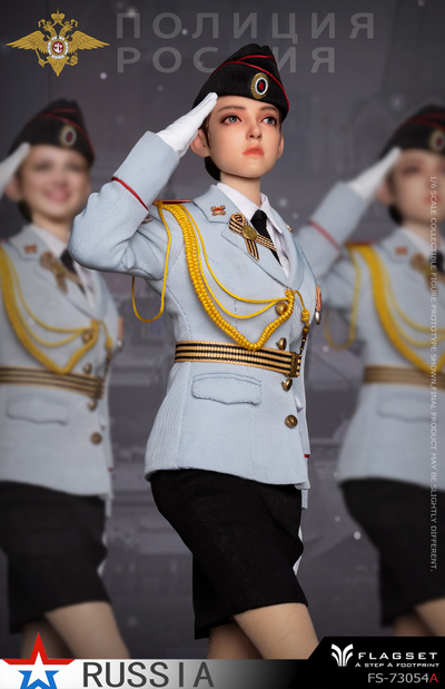 ПРЕДЗАКАЗ - Сотрудница полиции МВД РФ - Коллекционная ФИГУРКА 1/6 Russian female soldiers Internal Affairs (FS-73054A) - FLAGSET ?ЦЕНА: 18900 РУБ.?