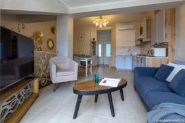 Апартаменты ЛЮКС с 2 спальнями и террасой