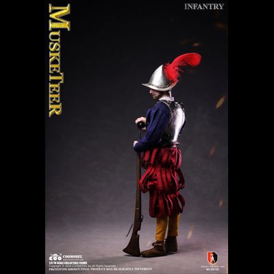 Испанский мушкетер (медно-никелевая версия) - КОЛЛЕКЦИОННАЯ ФИГУРКА 1/6 Series of Empires Spanish Conquistadors Nickel Silver Edition MUSKETEER (SE139) - COOMODEL