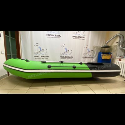 Моторная лодка Таймень NX 3800 НДНД PRO ярко-зеленый/черный