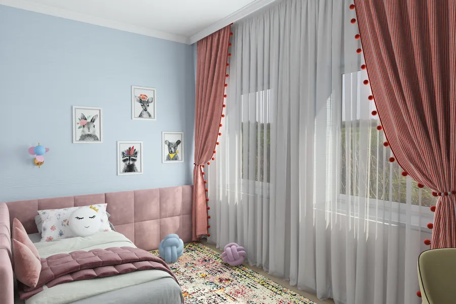 Домино.  Детская для девочки