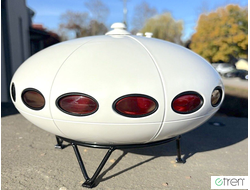 Настольный светильник ночник FUTURO HOUSE &quot;Летающая тарелка&quot; (Цвет белый)