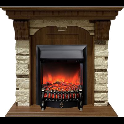 Электрокамин Дублин NT M1 с очагом Fobos