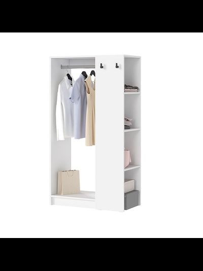 Руна СТЛ 01 Стеллаж Белый/Белый