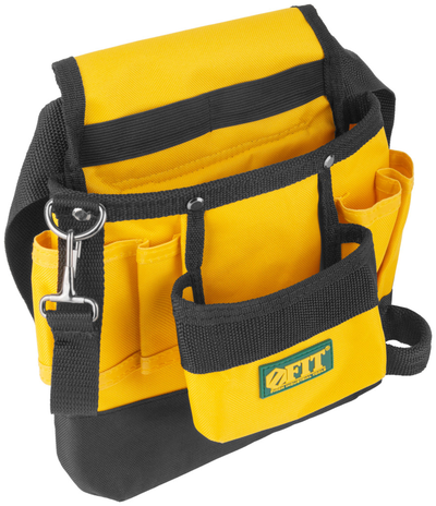 Пояс для инструмента одинарный, полиэстер, 9 отделений, 1 петля для инструмента FIT 12517