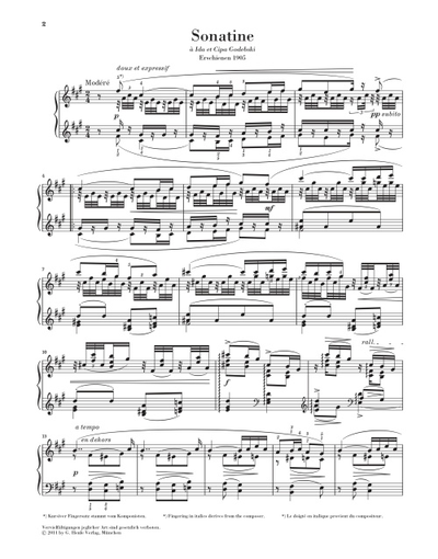 Равель. Сонатина для фортепиано