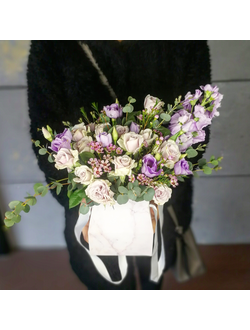 Цветы в коробочке Дресс