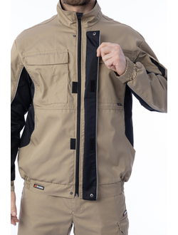 Куртка BRODEKS KS 201 цв. бежевый/чёрный