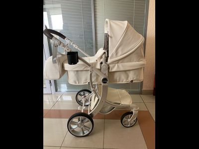 Детская коляска 2 в 1 Farfello Aimile Original Молочный Экокожа