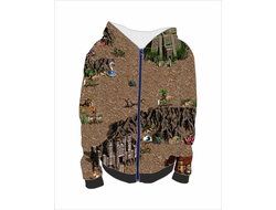 Толстовка на молнии с полной запечаткой Герои меча и магии, Heroes of Might and Magic №23