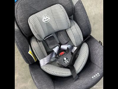 Автокресло Luxmom 277 (Isofix, 0-36 кг, 0-12 лет) Светло-серый