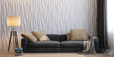 Гипсовая 3d панель "Водопад"