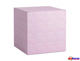 Коробка подарочная для кружки без окна &quot;Розовое сердце&quot;