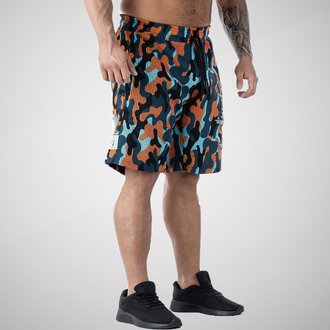 Шорты 6444-409 Legal Power Camo Boston  камуфляж оранжево-красный