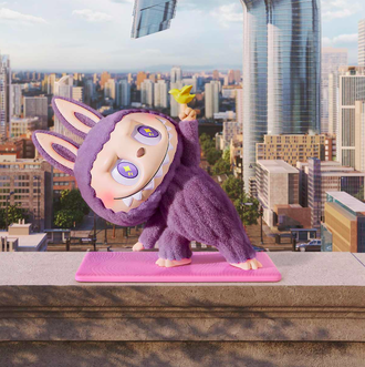 Pop Mart The Monsters Labubu Lazy Yoga Series Figures