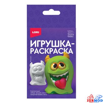 Набор ДТ Игрушка 3D Игрушка-Раскраска Монстрик (Лори)  арт.Ир-034