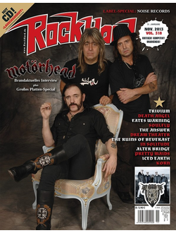 Rock Hard Magazine November 2013 Motorhead Cover, Немецкие журналы в России, Intpressshop
