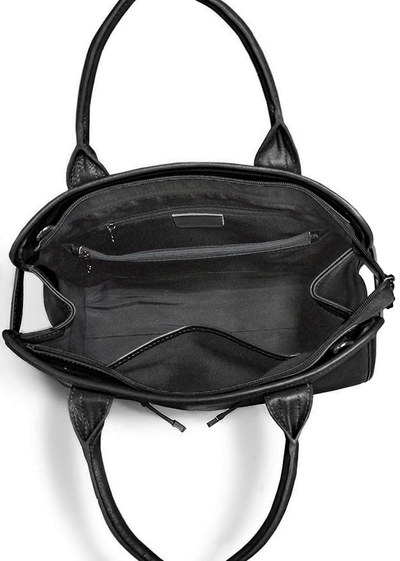 (АРТИКУЛ: 9811/1/13) СУМКА ЖЕНСКАЯ, СРЕДНЕГО РАЗМЕРА, НАТУРАЛЬНАЯ КОЖА, ЧЕРНАЯ, С ПЛЕЧЕВЫМ РЕМНЕМ