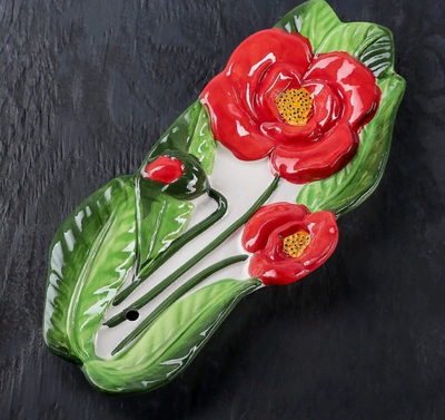 Подставка под ложку Мак , 24,5×10×2,5 см