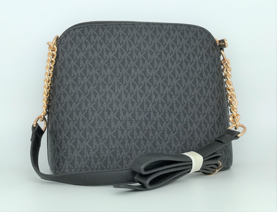 Сумка Michael Kors Cindy Large Dome Crossbody с лого черная