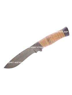 Нож охотничий Н63 Чёрный Дамаск