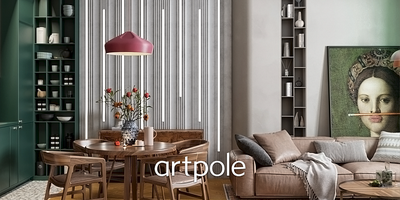 Гипсовая панель FUSION + LED артикул М-0085