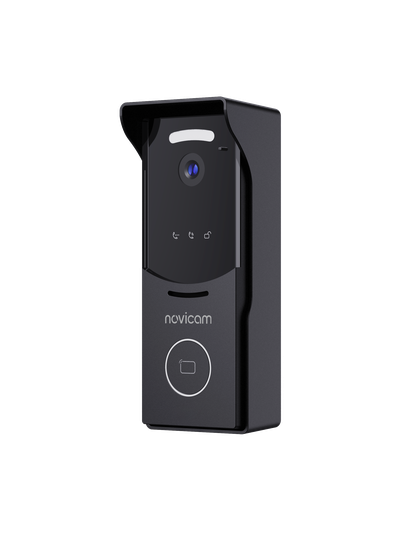 STRICT MR IP WIFI BLACK - IP вызывная панель 2.1 Мп со СКУД и WIFI, встроенный регистратор (фото) встроенный считыватель Mifare (Tuya/Smart Life)