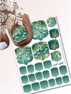 Мини пленки для педикюра LIT-009