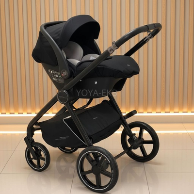 Детская коляска 3 в 1 Luxmom 812 Черный