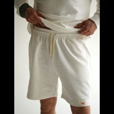 ШОРТЫ УНИСЕКС "ПРИЯТНО" БЕЛЫЕ