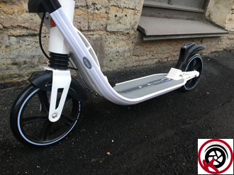 Cамокат для города D-MAX 9 200 c ручным тормозом Белый