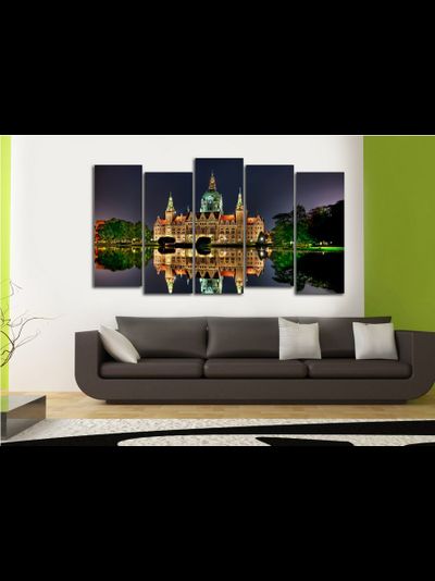 Модульная картина "Нью сити холл"