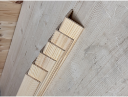 Угол деревянный клеёный 60х60 мм (3 метра)