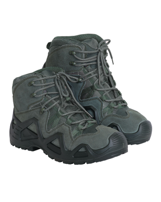 Ботинки Сириус-Дозор замша (оливковые), ПУ-Нитрил