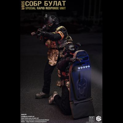 Боец спецназа МВД СОБР "Булат" - Коллекционная ФИГУРКА 1/6 СОБР Булат Special Rapid Response Unit (SOBR) (26067R) - Easy&amp;Simple