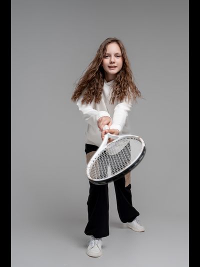 Брюки с накладными карманами из мешковины