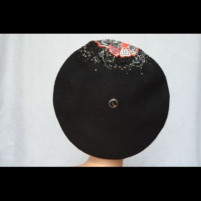 Модный фетровый женский берет Италия Vizio 6119 черный