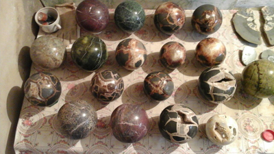 Шары из натурального камня ручной работы