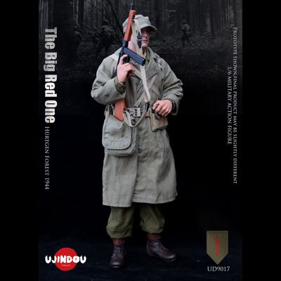 Американский боец 1-ой пехотной дивизии (Битва в Хюртгенском лесу, 1944 г) - КОЛЛЕКЦИОННАЯ ФИГУРКА 1/6 The Big Red One U.S. Army Infantryman H?rtgen Forest 1944 (UD9017) - Ujindou