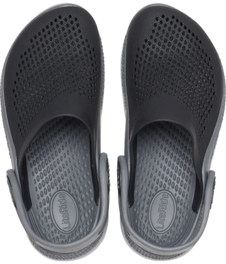 Crocs LiteRide Kids Clog Детские Черные с серым