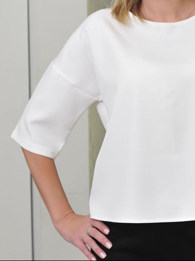 Блузка Арт: 694-1023-белый