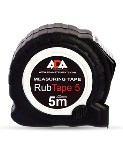 Рулетка ADA RubTape 5 (сталь, с двумя СТОПами, 5 м) (А00156)