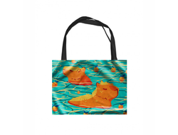 Сумка-шоппер горизонтальная Капибара, Kapibara-san №9