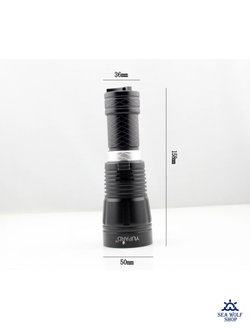 Фонарь подводный Yupard-B1 L2-1200Lm-белый 16,5см