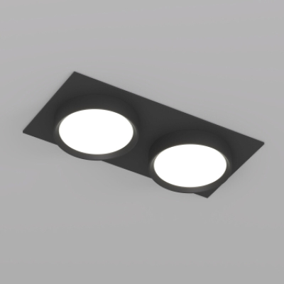 Точечный встраиваемый светильник FLAT DK2092-BK